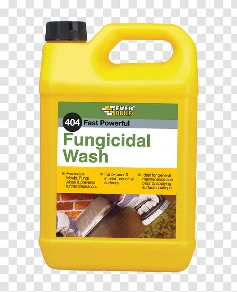 Sika Ireland Ltd. Everbuild FUN5 Moss And Mould Remover 404 5L Fungicide Paint Cleaning - Flower - Lime Washing Floors Transparent PNG