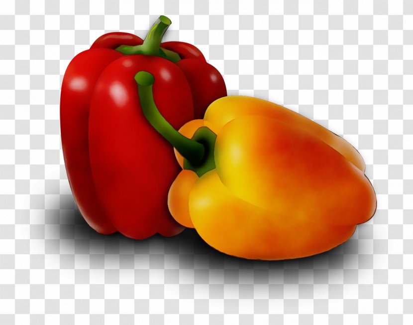 Natural Foods Bell Pepper Pimiento Vegetable Peppers And Chili - Red - Plant Yellow Transparent PNG