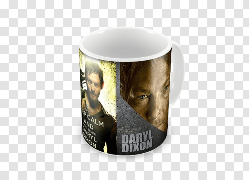 Coffee Cup Daryl Dixon Mug Ceramic Font Transparent PNG
