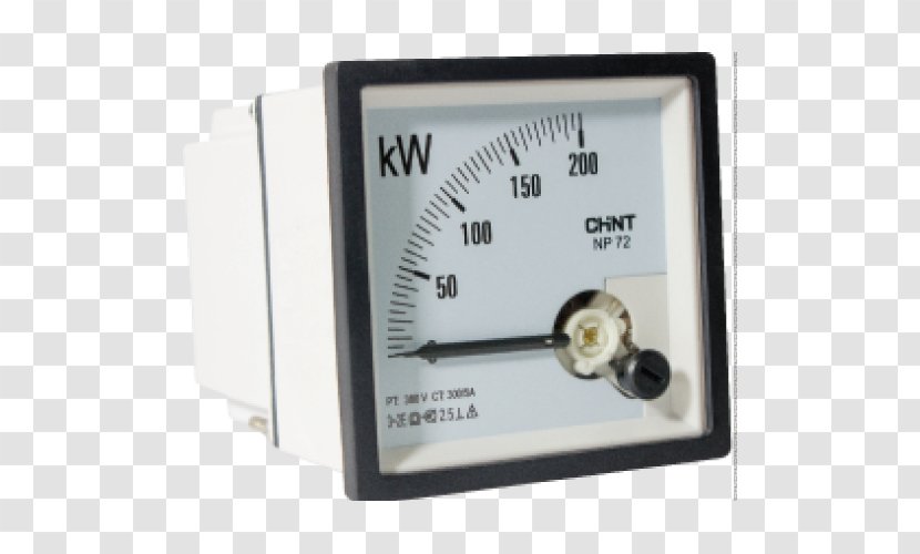 Gauge Kilowatt Hour Analog Signal Electricity Meter Power Factor - Panel Electric Transparent PNG