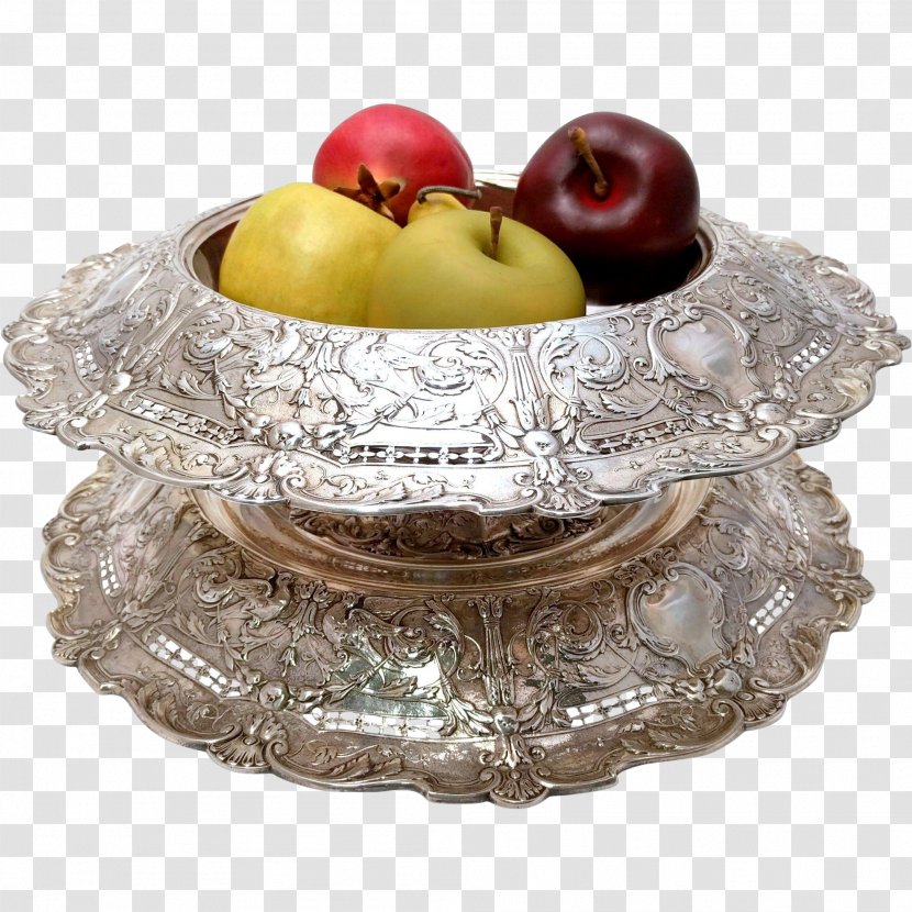 Plate Table Bowl Silver Platter - Sterling Transparent PNG