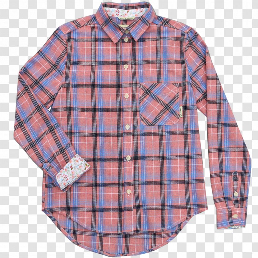 Flannel Tartan Sport - Collar Transparent PNG