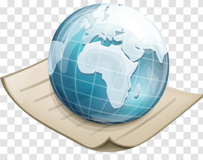 Web Browser Service Internet - Cartoon - Globe Transparent PNG