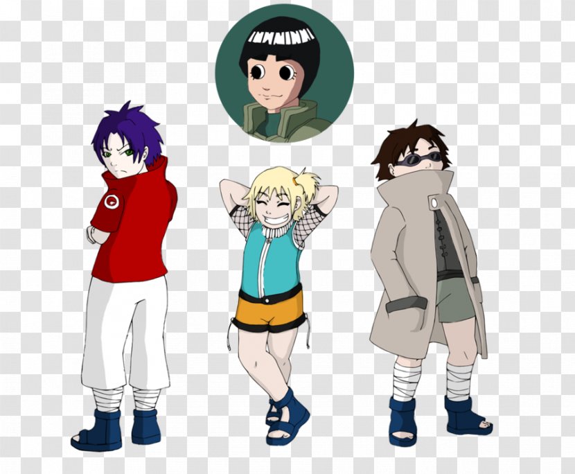 Rock Lee Tenten Naruto Uzumaki Hinata Hyuga Neji - Frame Transparent PNG