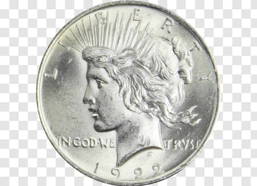 Dime Portsmouth Silver Peace Dollar Coin Transparent PNG