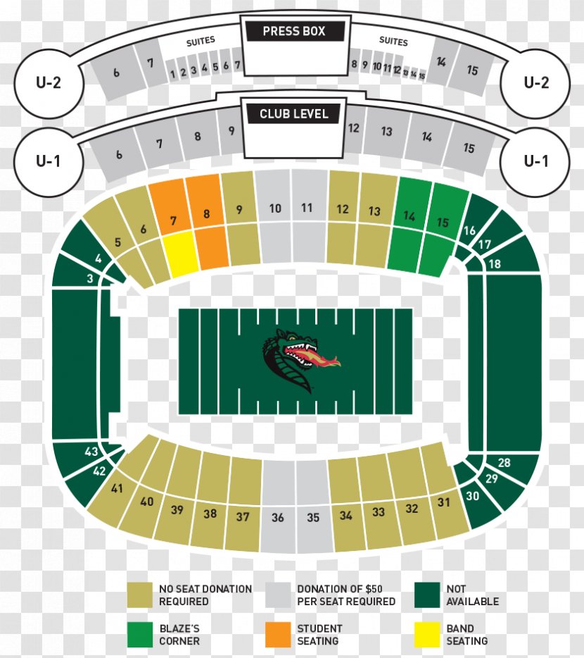 UAB Blazers Football Alabama Crimson Tide Legion Field Stadium Vanderbilt Commodores - Organization - American Transparent PNG