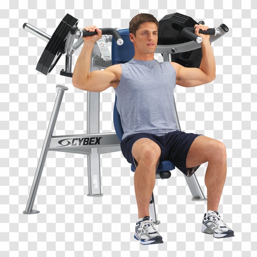 Weight Training Exercise Equipment Overhead Press Strength - Watercolor Transparent PNG