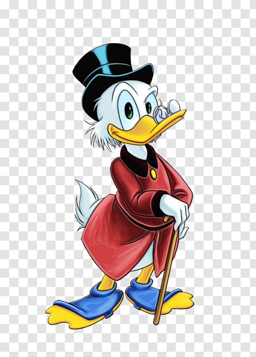 Scrooge McDuck Donald Duck Huey, Dewey And Louie - Fictional Character - Ebenezer Transparent PNG
