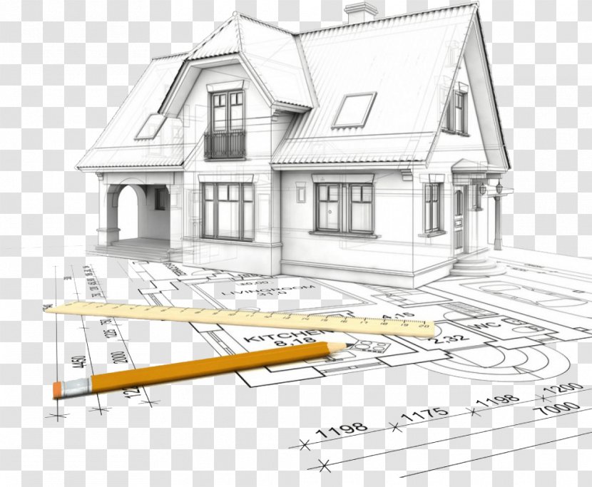 Architectural Drawing Sketch Architecture Plan - Shed - House Transparent PNG