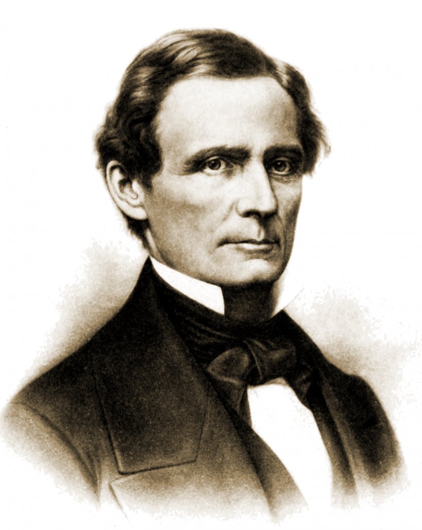 Jefferson Davis Confederate States Of America American Civil War Southern United Presidential Election, 1861 - President The - Jaw Transparent PNG