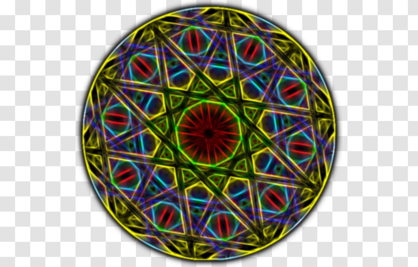 Stained Glass Kaleidoscope Symmetry Pattern - Window Transparent PNG