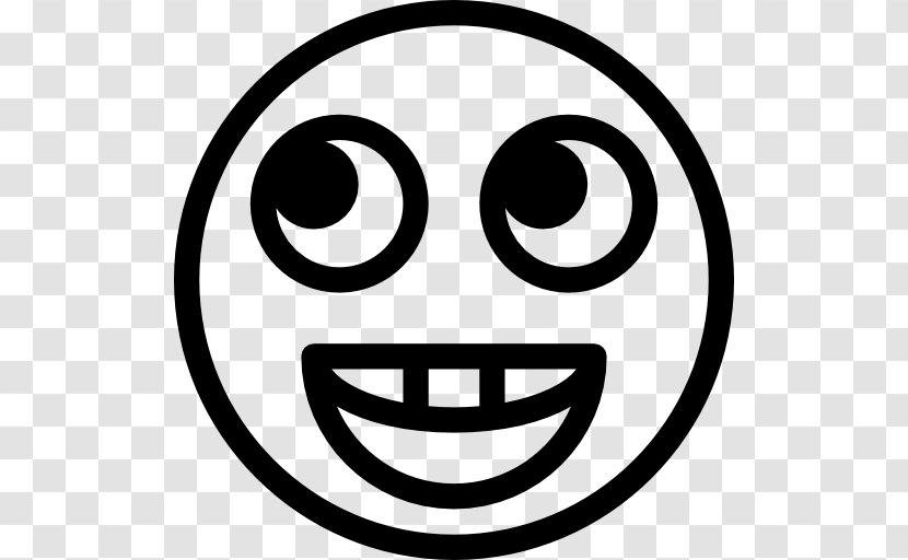 Black And White Smile Facial Expression - Feeling - Face Transparent PNG