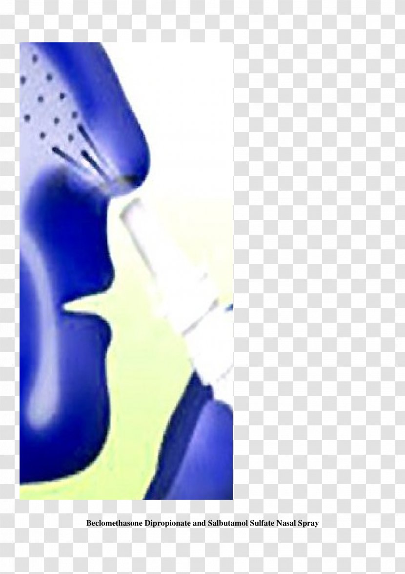 Nose Desktop Wallpaper Nasal Spray - Electric Blue Transparent PNG