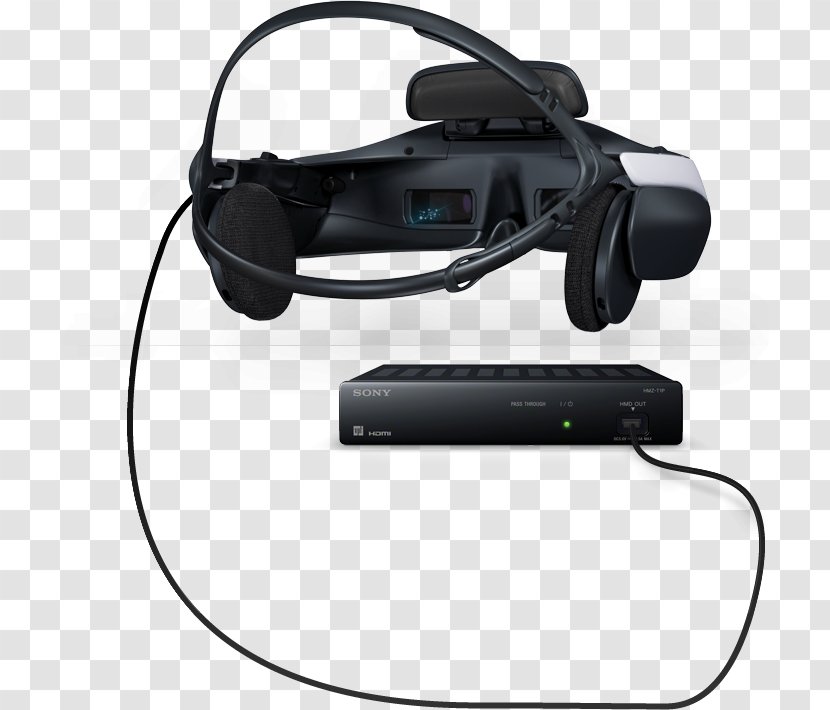 HMZ-T1 Head-mounted Display PlayStation Sony Corporation 3D Television - Audio Equipment - Salam Lebaran Transparent PNG