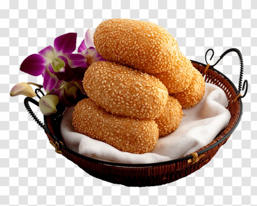 Chicken Nugget Croquette Sesame Ball Red Bean Paste - Frying - Yellow Transparent PNG