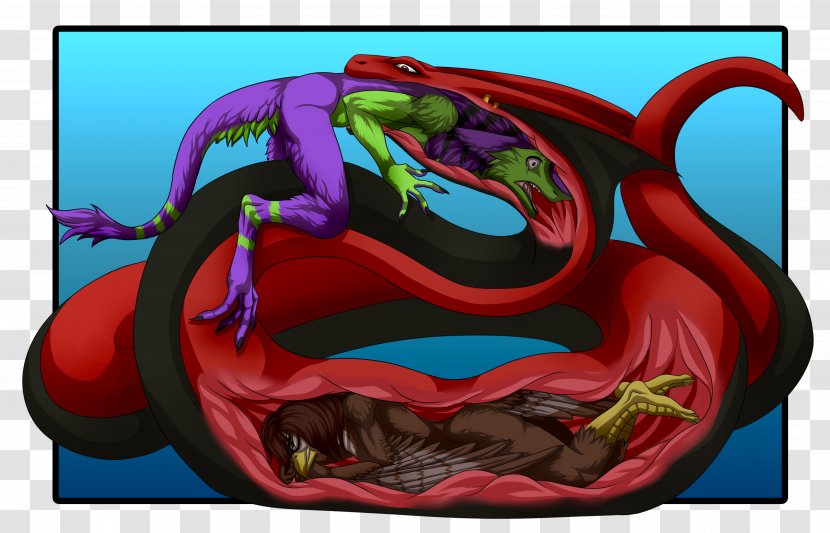 Cartoon Dragon - Organism - Snake Transparent PNG