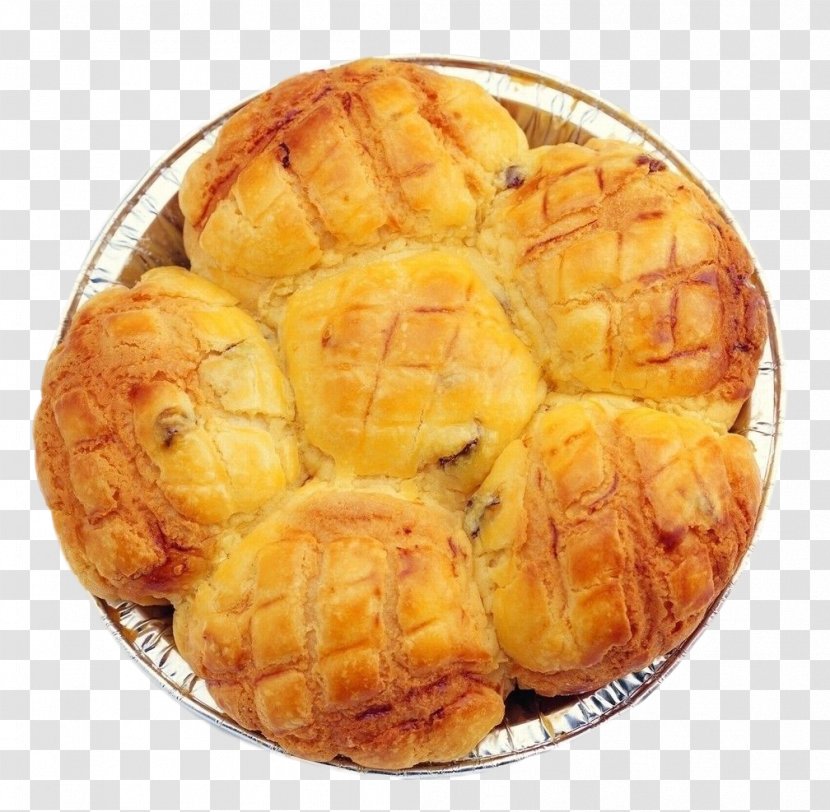 Pineapple Bun Breakfast Dim Sum Baguette European Cuisine - Baked Goods - Freshly Buns Transparent PNG