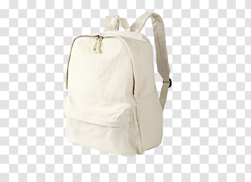 Backpack Muji Handbag Cotton Clothing - Costume - Canvas Men And Women Transparent PNG