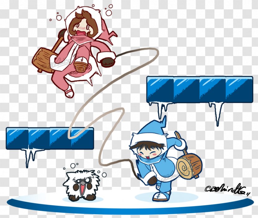 Ice Climber Super Smash Bros. Artist Fan Art - Flower - Nintendo Transparent PNG