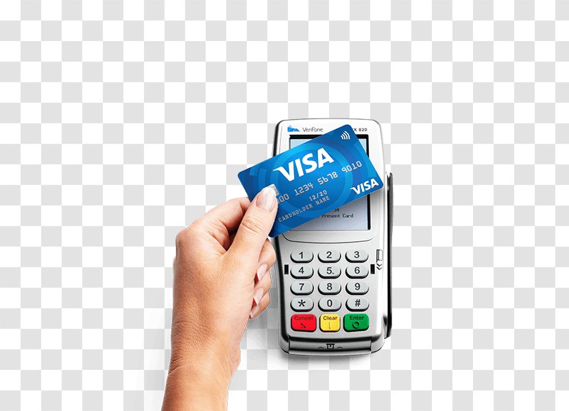 Credit Card Contactless Payment Visa - Hand Transparent PNG