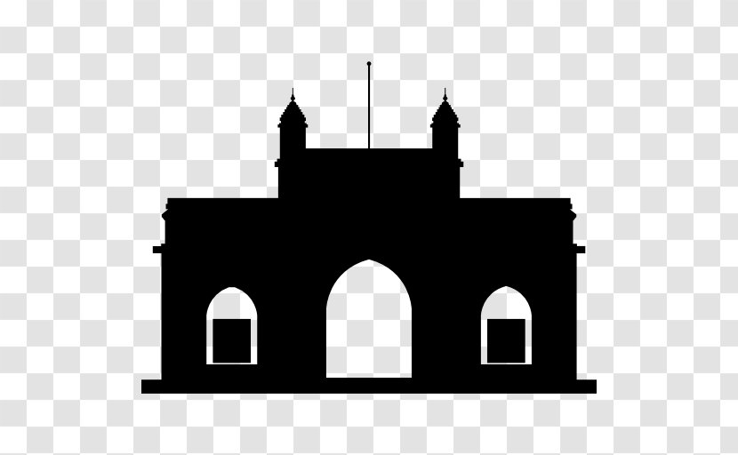 Gateway Of India Mumbai Taj Mahal Gate Vector Graphics Illustration - Castle Transparent PNG