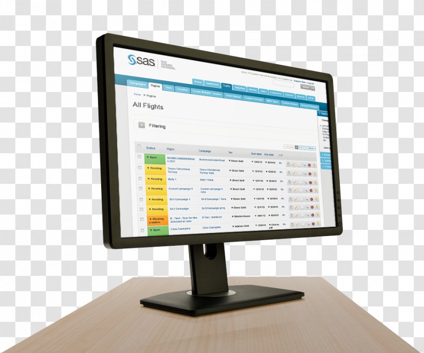 Computer Monitors Software SAS Institute Advertising - Intelligent Monitoring Transparent PNG