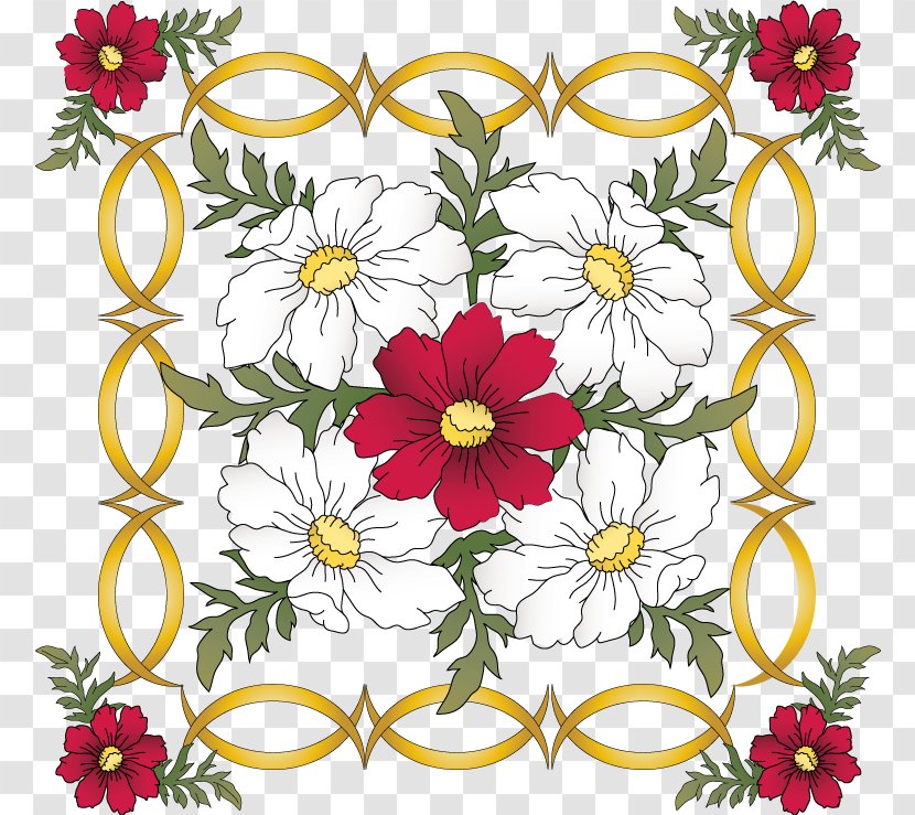 Floral Design Common Daisy Oxeye Cut Flowers Chrysanthemum - Art Transparent PNG