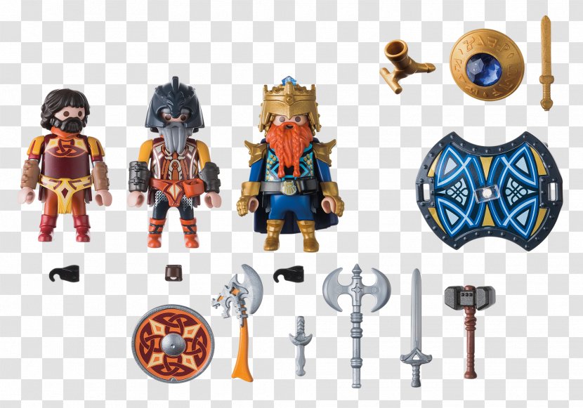 Playmobil 9344 Dwarf King Toy Knights Queen And 6378 - Gratis Transparent PNG