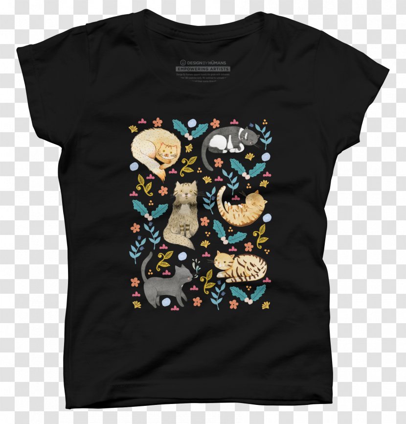 T-shirt Hoodie Cat Outerwear Sleeve - Tshirt - Lover T Shirt Transparent PNG