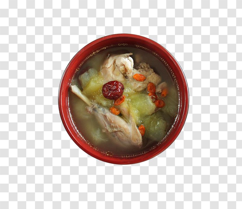 Chicken Soup Chinese Cuisine Cantonese Asian - Ingredient - Melon Transparent PNG