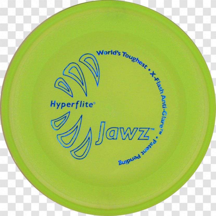 Hyperflite Jawz Pup Frisbee Pour Chien Dog Yellow Design - Plate - Lemon Lime Transparent PNG