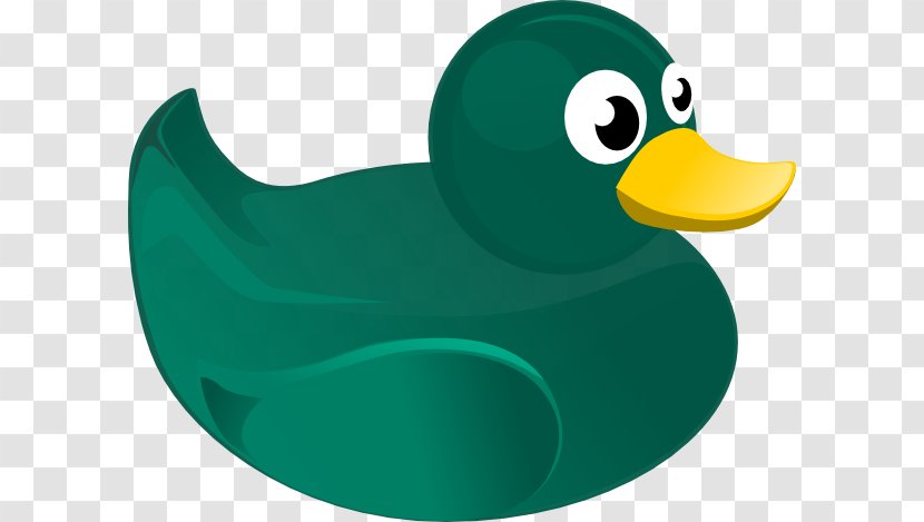 Mallard Rubber Duck Green Clip Art - Cliparts Transparent PNG