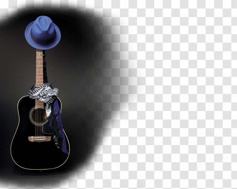 Acoustic Guitar - Cartoon - Watercolor Transparent PNG