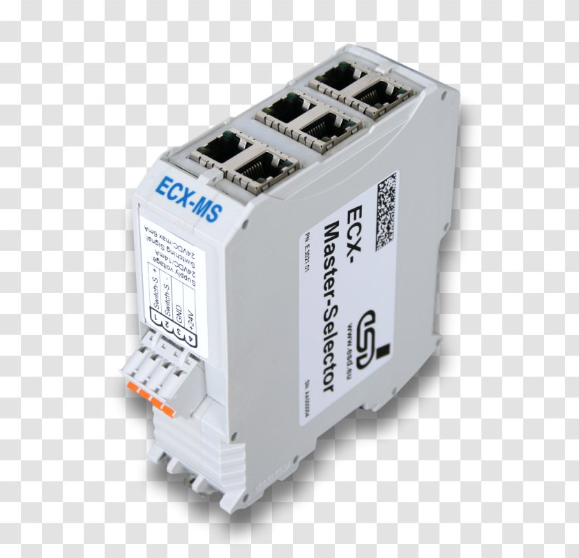 EtherCAT Circuit Breaker Network Switch Industrial Ethernet DIN Rail - Frame - Redundancy Transparent PNG