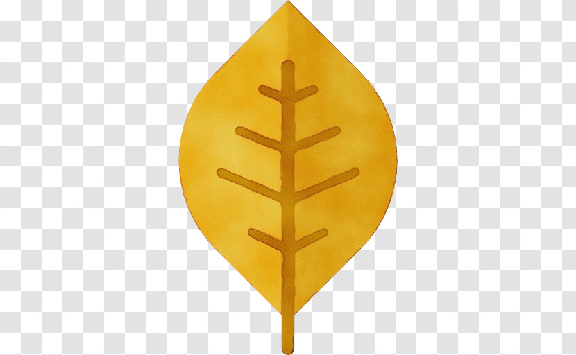 Leaf Angle Yellow Plant Structure Biology Transparent PNG