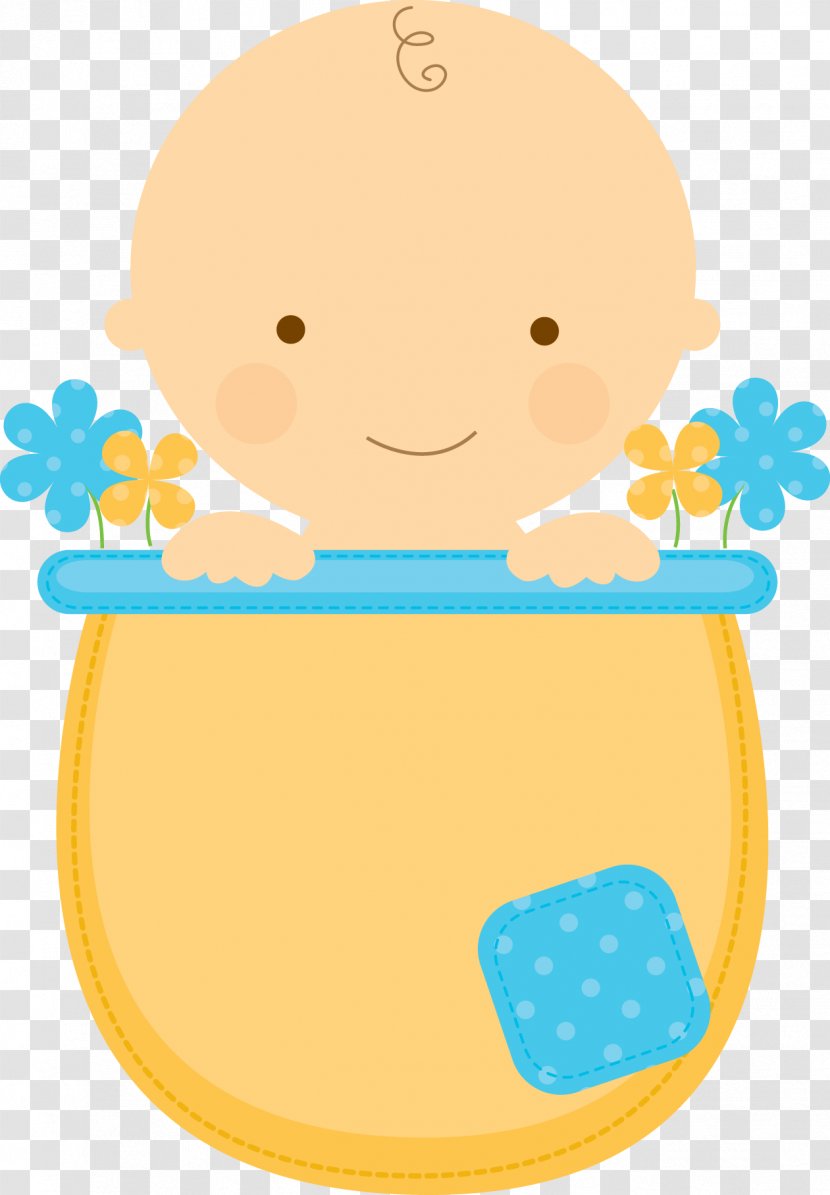 Infant Clip Art - Flower - Baby Boy Transparent PNG