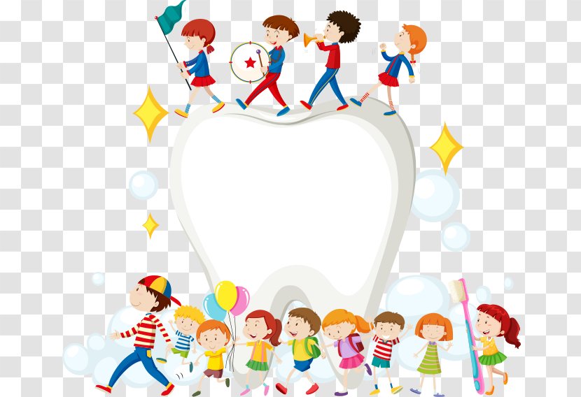 Human Tooth Dentistry Brushing Clip Art - Watercolor - Child Transparent PNG