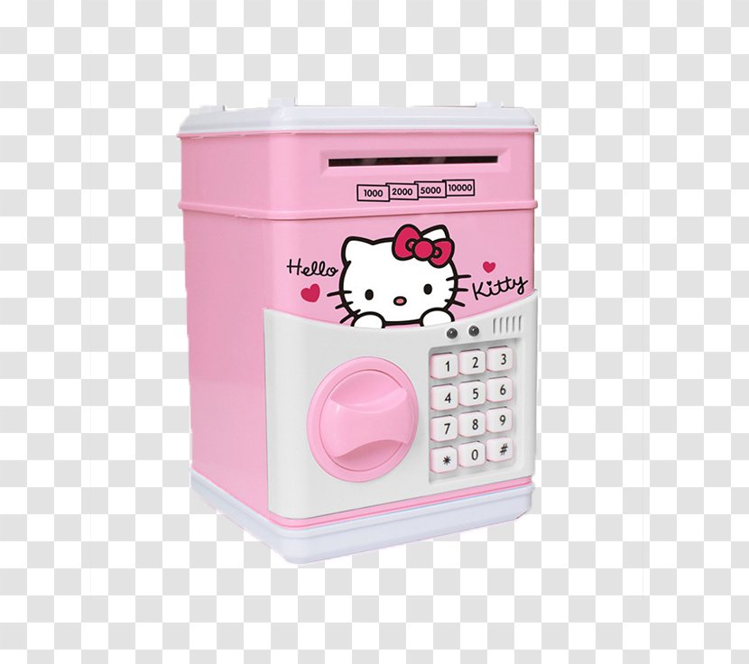 Hello Kitty Piggy Bank Money Automated Teller Machine - Savings - HelloKitty Transparent PNG