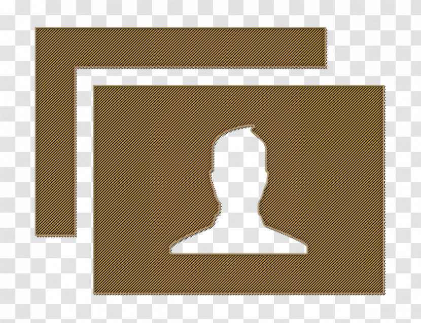 Man Rectangular Image Icon Photo Icon Facebook Pack Icon Transparent PNG