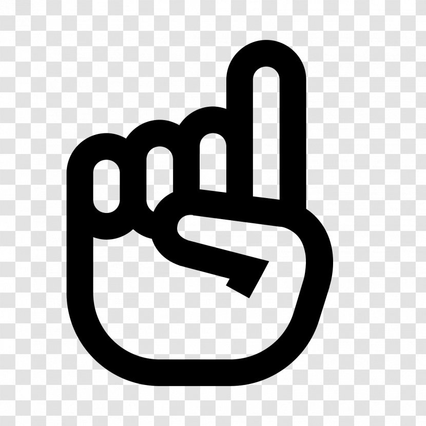 Index Finger Middle Foam Hand - Symbol Transparent PNG