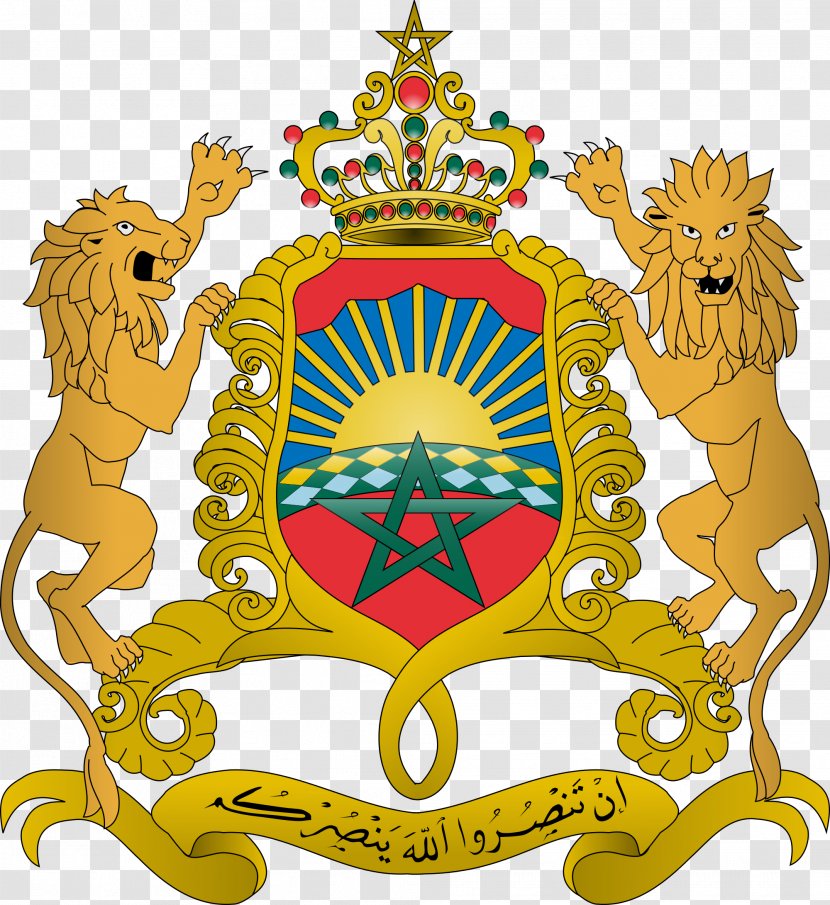 Coat Of Arms Morocco Royal The United Kingdom Flag - Egypt Transparent PNG