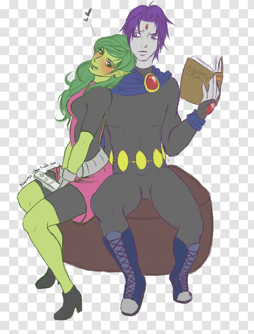 Beast Boy Raven Starfire Teen Titans Aqualad - Frame - Tuning Switch Transparent PNG