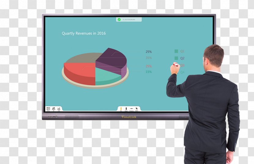 Computer Monitors Multimedia Interactive Whiteboard Multi-touch Borne Transparent PNG