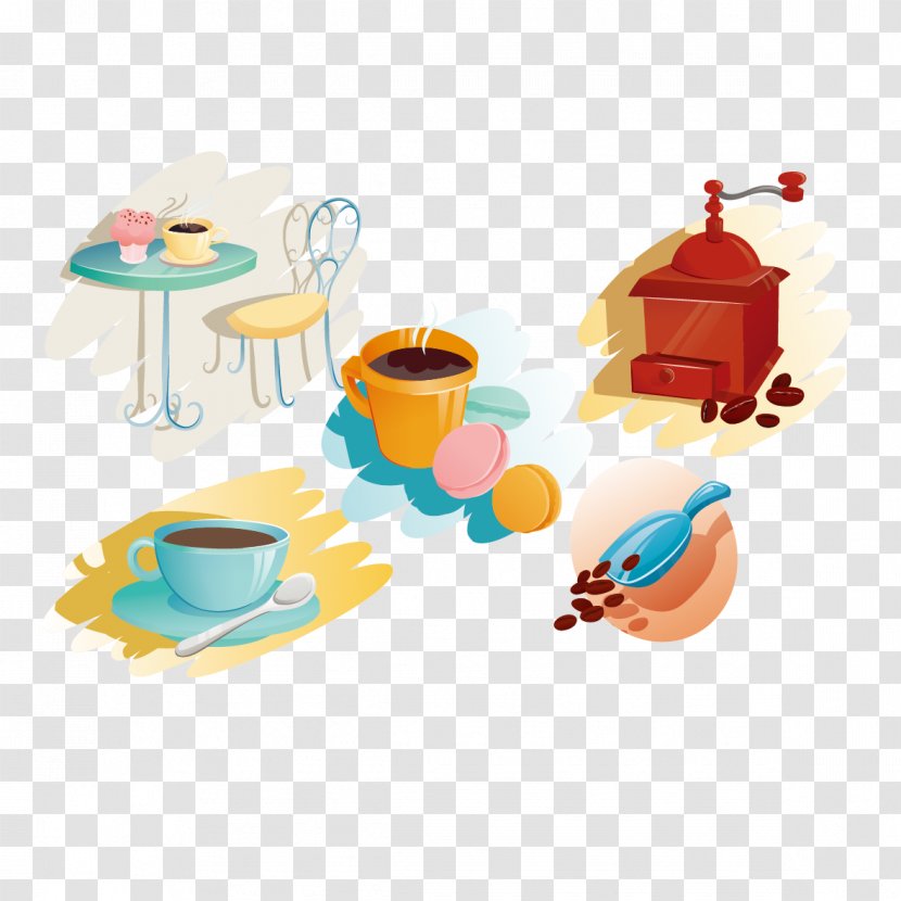 Coffee Euclidean Vector Download - Cup - Tea And Construction Transparent PNG