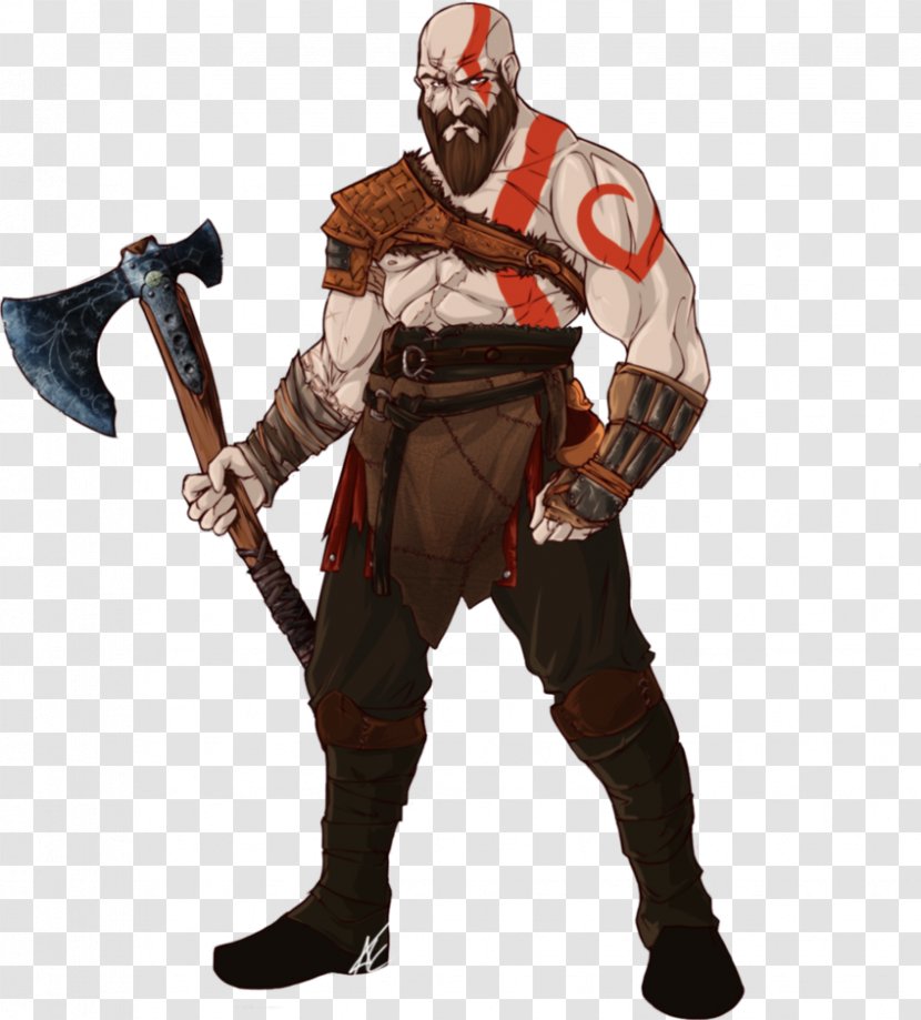 God Of War III Kratos War: Ghost Sparta Atreus - Figurine - 3 Transparent PNG