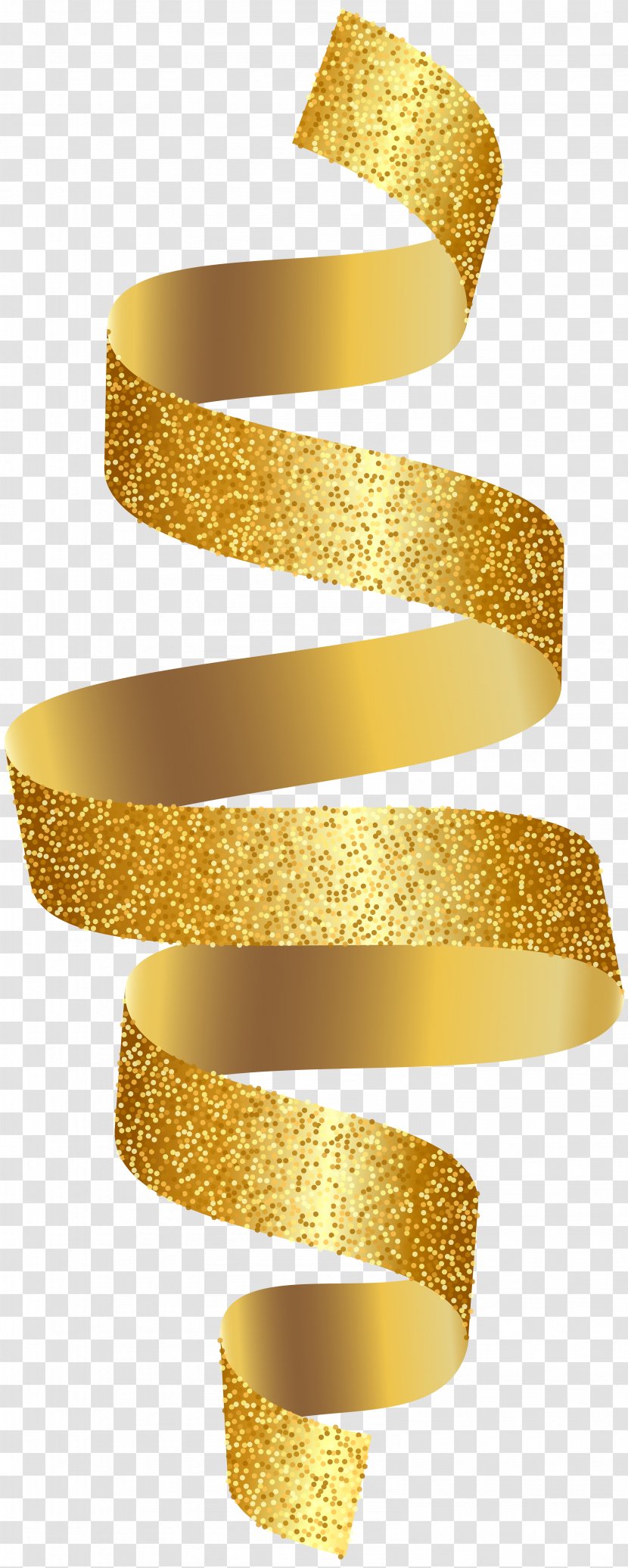 Gold Ribbon Clip Art - Bangle Transparent PNG