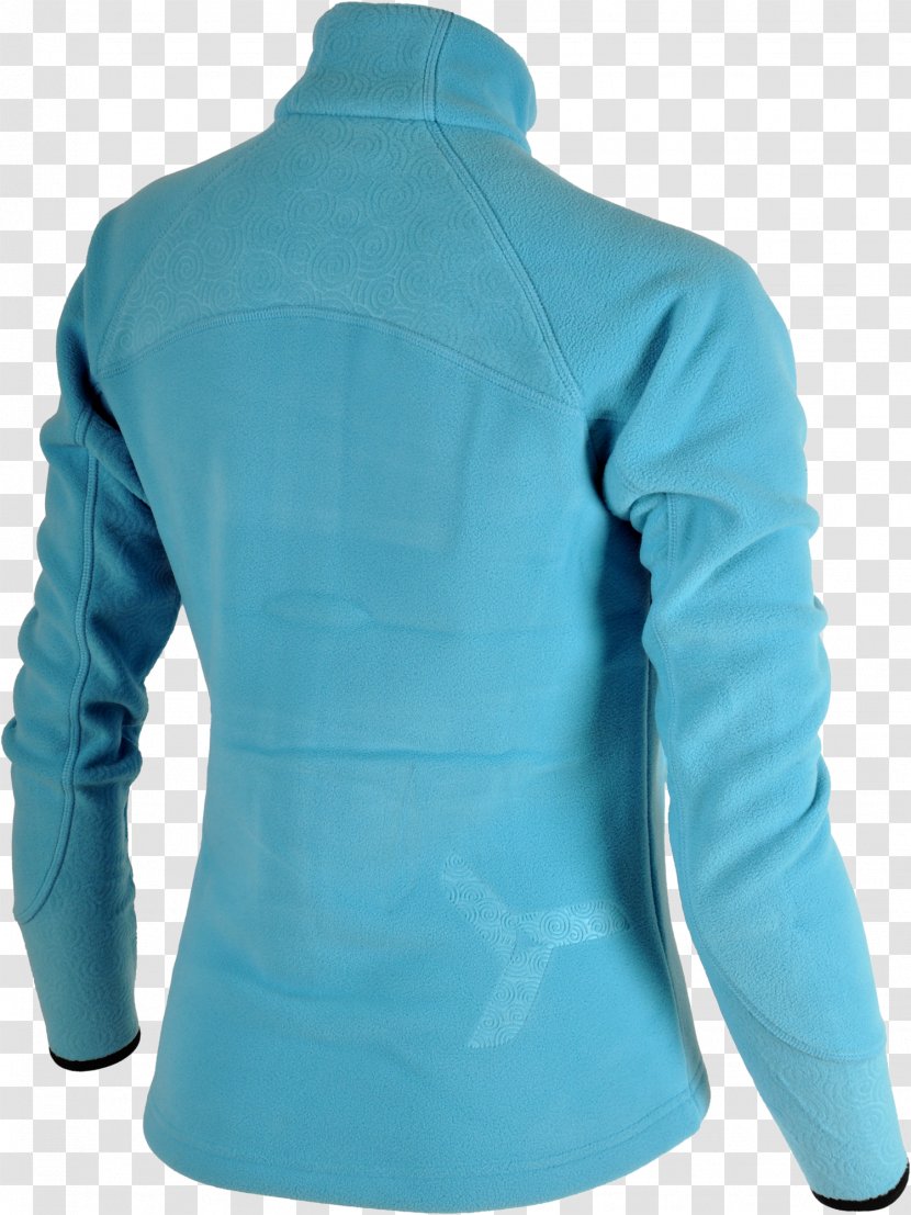 Polar Fleece Sleeve Shoulder Product Turquoise - Button - Wj Transparent PNG