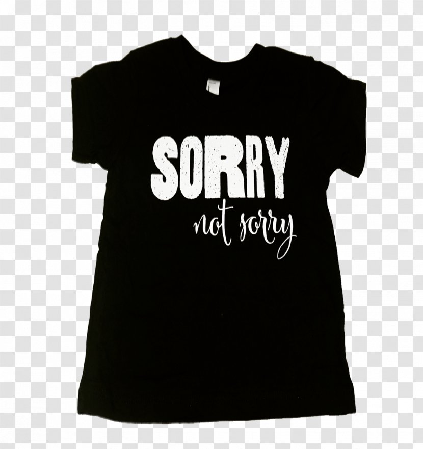 T-shirt Sorry Not Sleeveless Shirt Clothing Outerwear Transparent PNG