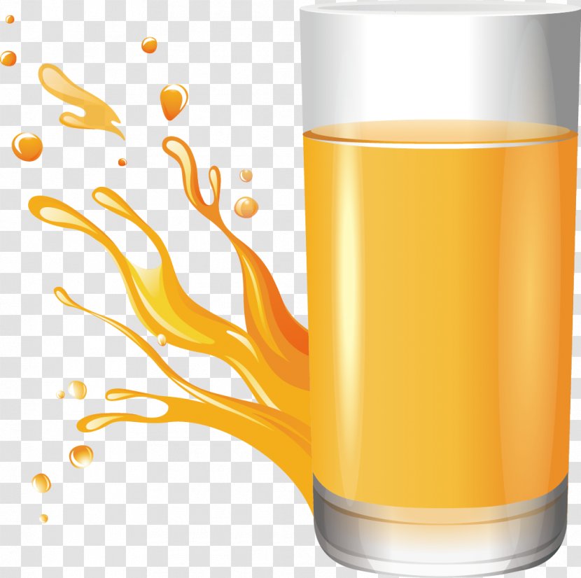 Orange Juice Illustration - Cup Transparent PNG
