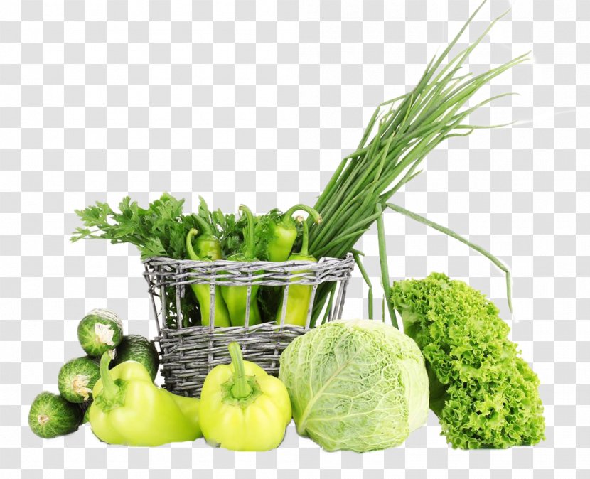 Raw Foodism Eating Diet Vegetable - Vegetarian Food - Green Vegetables Transparent PNG